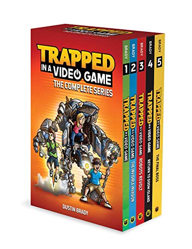 Trapped in a Video Game: The Complete Series: Final Boss / Return To Doom Island / the Invisible Invastion / Robots Revolt (Trapped in a Video Game, 1-3)