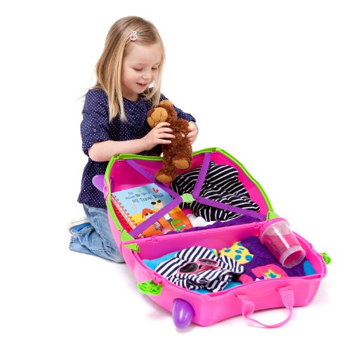 Trunki Maleta niña correpasillos y equipaje de mano infantil: Trixie (Rosa)