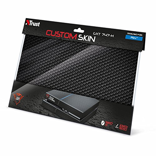 Trust GXT 747-H - Skin personalizada para PS4, color negro