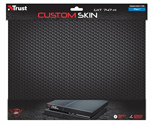 Trust GXT 747-H - Skin personalizada para PS4, color negro
