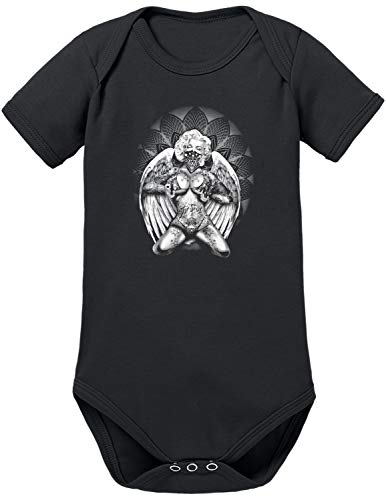 TShirt-People Marilyn Angel - Body para bebé negro 3-6 Meses