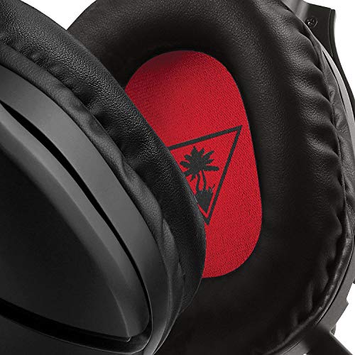 Turtle Beach Recon 70N Auriculares Gaming Nintendo Switch, PS4, PS5, Xbox One y PC, Negro/Rojo