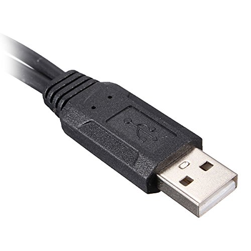 Tutoy USB 2,0 Un Macho A 2 USB Doble Hembra Jack Y Splitter Hub Cable Adaptador De Alimentación