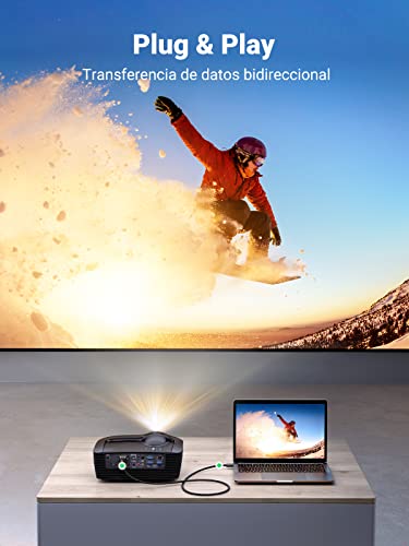 UGREEN Cable HDMI a DVI-D 24+1, HDMI DVI D Digital Adaptador Adapter Full HD 1080p Convertidor Bidireccional DVI a HDMI de Alta Velocidad para PS4, PS3, XboX 360, Samsung Dex, Raspberry Pi,(2 Metros)