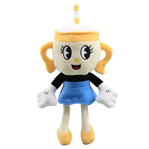 uiuoutoy Cuphead & Mugman - Muñecos de peluche con diseño de jefe de diablo fantasma