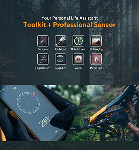 Ulefone Armor X5, 4G Móvil Antigolpes Baratos, MTK6763 Octa-Core 3GB RAM 32GB ROM, Android 9.0 5.5 ”IP68 Impermeable Moviles Todoterreno, Dual SIM, 5000mAh Batería, Desbloqueo Facial NFC Rojo