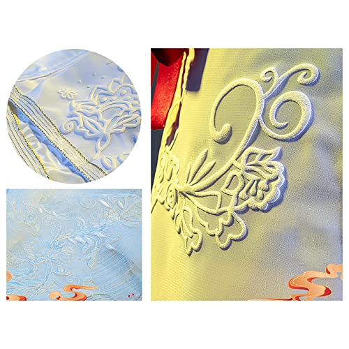 ULLAA Traje de cosplay Naraka Bladepoint Tumen falda de nogal para la fiesta de Halloween de la mascarada M White