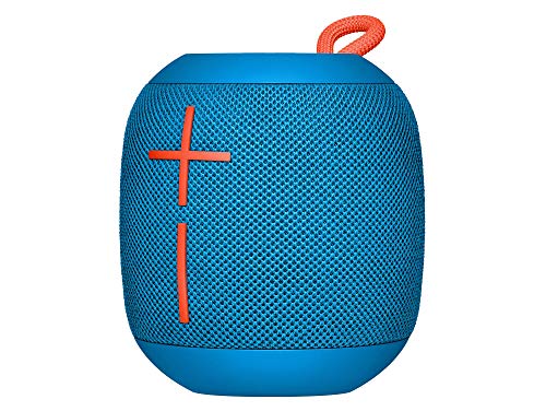 Ultimate Ears Wonderboom Altavoz Portátil Inalámbrico Bluetooth, Sonido Envolvente de 360°, Impermeable, Conexión de 2 Altavoces para Sonido Potente, Batería de 10 h, color Azul