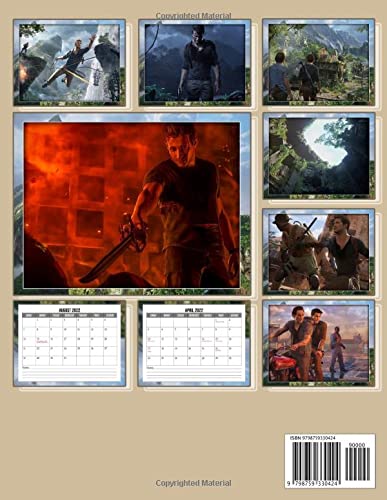 Uncharted 4 A Thief's End 2022 Calendar: GAMES Series Mini Planner Jan 2022 to Dec 2022 PLUS 6 Extra Months | High Quality Photos Pictures Collection Gift Idea For Fans
