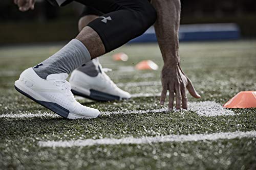 Under Armour Phenom 5.0 Solid Crew Socks, 3-Pair, Ash Grey Assorted, Shoe Size: Mens 4-8, Womens 6-9