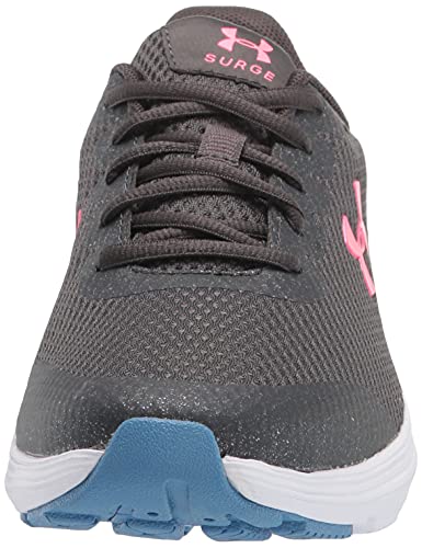 Under Armour Ua Gs Surge 2 Zapatillas para correr de carretera para Unisex Niños, Gris (Jet Gray / White / Cerise), 39 EU