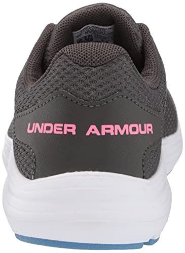Under Armour Ua Gs Surge 2 Zapatillas para correr de carretera para Unisex Niños, Gris (Jet Gray / White / Cerise), 39 EU