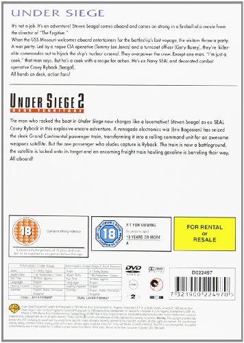 Under Siege 1 & 2 (2 Dvd) [Edizione: Regno Unito] [Reino Unido]