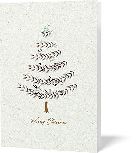 UNICEF - Pack de 10 Tarjetas de Navidad, Organic Trees