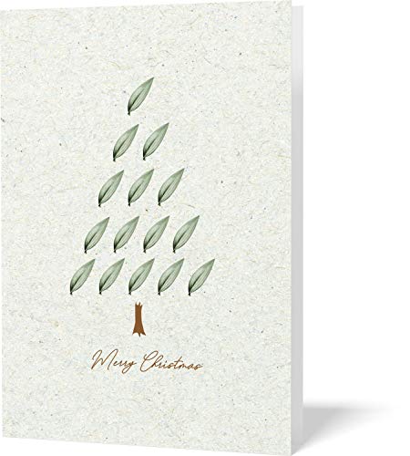 UNICEF - Pack de 10 Tarjetas de Navidad, Organic Trees