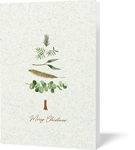 UNICEF - Pack de 10 Tarjetas de Navidad, Organic Trees