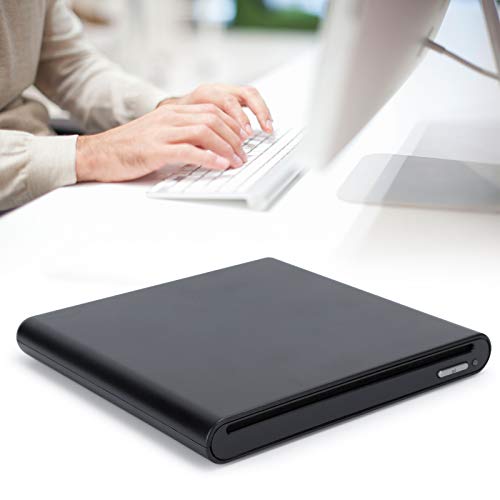 Unidad óptica Externa USB 3.0 4K Bluray Player, BD-RE Recorder Adecuado para computadoras con Windows 7/8/10, Plug and Play Unidad óptica Externa, Negro