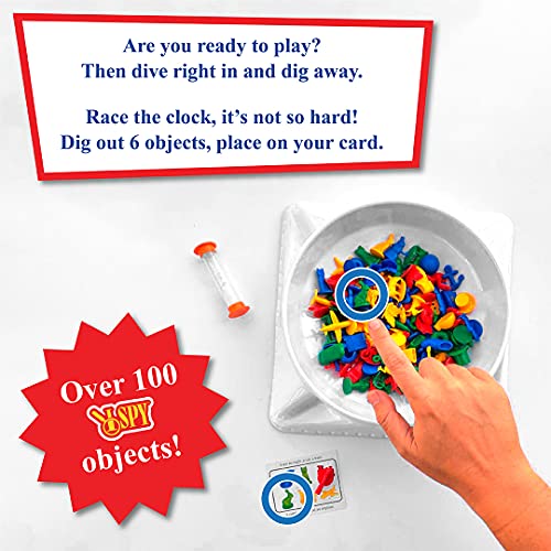 University Games I Spy Dig In Frantic Finding Game | For 2-4 Players