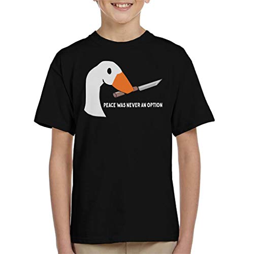 Untitled Goose Game Peace Was Never An Option Meme Kid's T-Shirt