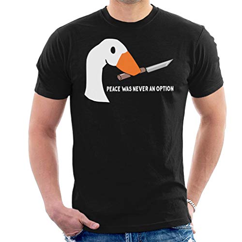 Untitled Goose Game Peace Was Never An Option Meme Men's T-Shirt