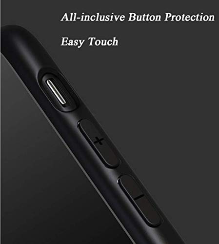 Urhause Compatible con Funda Huawei Y5 2019 Carcasa Trasera Case Vidrio Templado Degradado Color Cubierta Ultradelgado Anti-Rasguño Funda Protección 360 Grados Rígido Dura Bumper,Azul Rosado