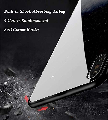 Urhause Compatible con Funda Huawei Y5 2019 Carcasa Trasera Case Vidrio Templado Degradado Color Cubierta Ultradelgado Anti-Rasguño Funda Protección 360 Grados Rígido Dura Bumper,Azul Rosado