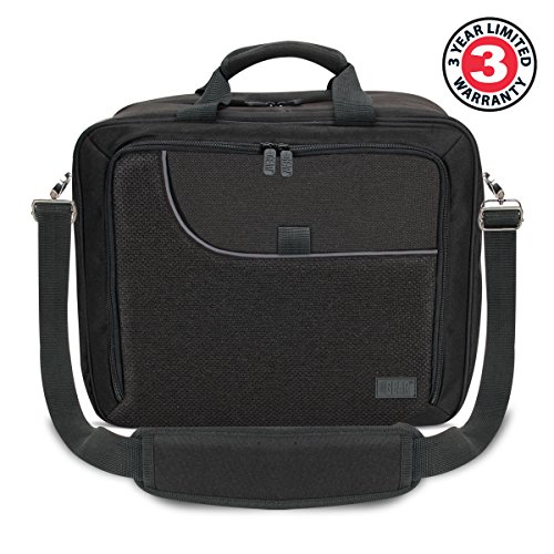 USA Gear Organizador de viaje electrónico, Tech Bag Case Custom Accesorios, correa ajustable para el hombro e interior acolchado – Funciona con tabletas, proyectores de viaje y más