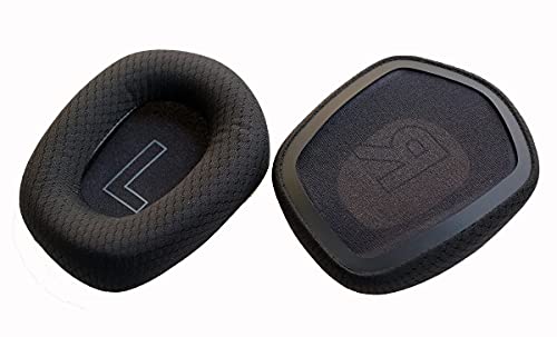 V-MOTA Almohadillas compatibles con Logitech G733 Lightspeed KDA Stereo PC Xbox PS4 Gaming Headphones,Cojines de repuesto piezas de reparación (negro)