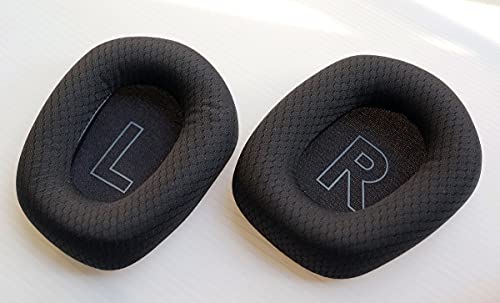 V-MOTA Almohadillas compatibles con Logitech G733 Lightspeed KDA Stereo PC Xbox PS4 Gaming Headphones,Cojines de repuesto piezas de reparación (negro)