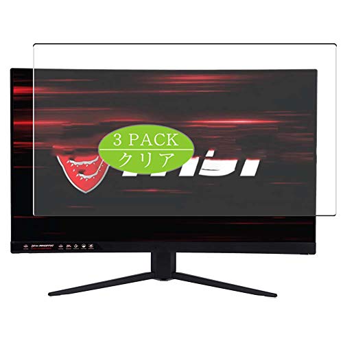 VacFun 3 Piezas HD Claro Protector de Pantalla para MSI Optix MAG271C 27" Display Monitor, Screen Protector Sin Burbujas Película Protectora (Not Cristal Templado)