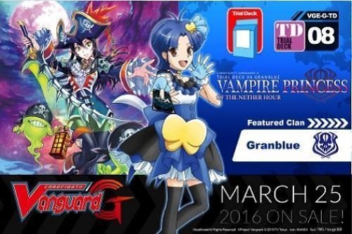 Vampire Princess Of The Nether Hour Cardfight Vanguard G Series TCG English G-TD08 Granblue Starter Trial Deck - 50 cards by Cardfight Vanguard