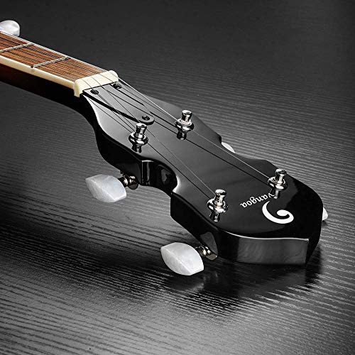 Vangoa 5 cuerdas Banjo Remo Cabeza Cerrada Espalda Sólida con kit de Principiante, Sintonizador, Correa, Recogida, Cuerdas, Selecciones y Bolsa