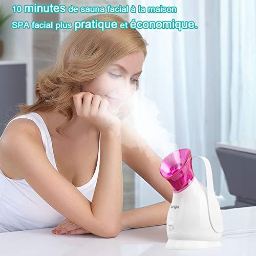 Vapor para el rostro Facial Steamer Face Steam Nano iónico vapor para el rostro fuerte bruma caliente casa spa herramienta hidratante para