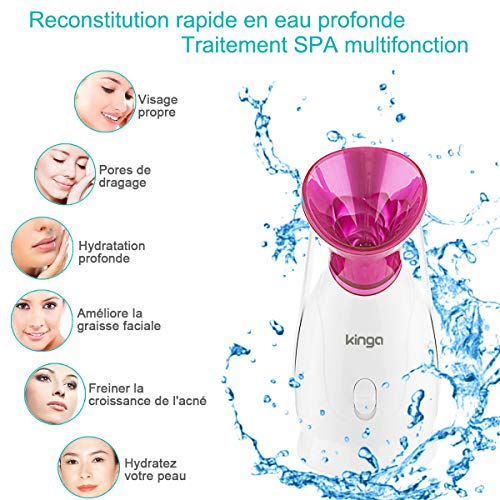 Vapor para el rostro Facial Steamer Face Steam Nano iónico vapor para el rostro fuerte bruma caliente casa spa herramienta hidratante para