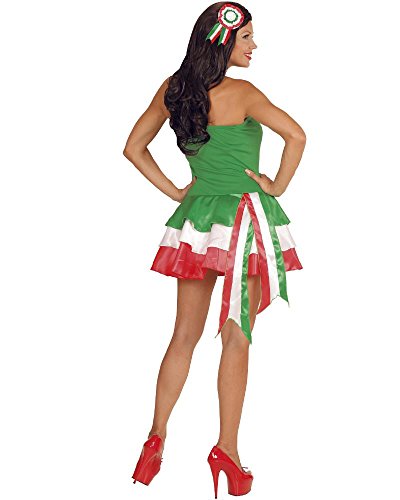 Vari Disfraz Carnaval Mujer Miss National Dress Soccer PS 10005 (Medium, Italia)