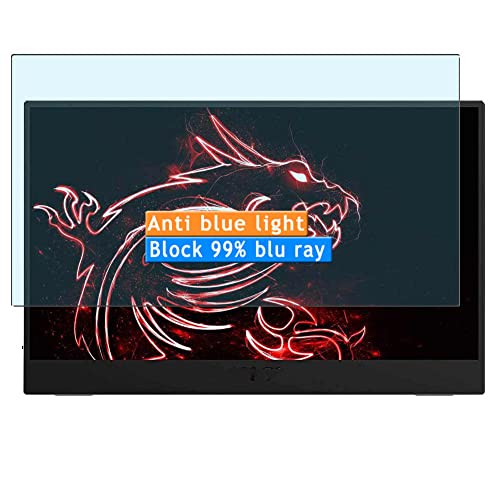 Vaxson 2 Unidades Protector de Pantalla Anti Luz Azul, compatible con MSI MAG161V 15.6" Display Monitor [No Vidrio Templado ] Nuevo Película Protectora Film Guard