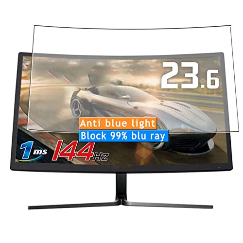 Vaxson 2 Unidades Protector de Pantalla Anti Luz Azul, compatible con ViewSonic VX2458-C-MHD-7 23.6" Display Monitor [No Vidrio Templado ] Nuevo Película Protectora Film Guard