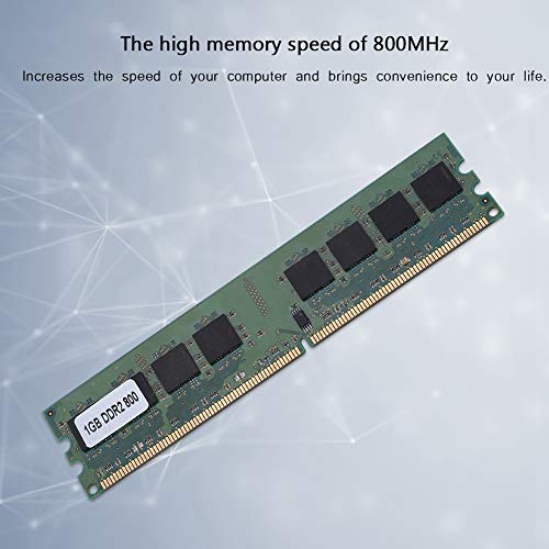 Vbestlife Memoria RAM DDR2, 1 GB, 800 MHz, PC2-6400, 240 pines placa de módulo de memoria para placa base AMD PC de escritorio