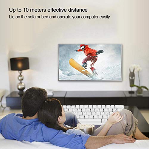 Vbestlife Teclado mecánico con Bluetooth/con Cable, RK61 Teclado mecánico con retroiluminación de Modo Dual Bluetooth con Cable/inalámbrico para Tableta/teléfono/computadoras de Escritorio/portátiles