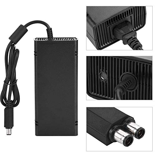 VBESTLIFE Universal Power Supply Brick Charger, Cable de alimentación para Xbox 360 Slim (EU)