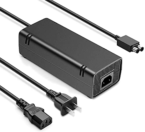 VBESTLIFE Universal Power Supply Brick Charger, Cable de alimentación para Xbox 360 Slim (EU)