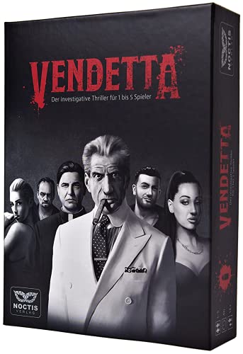 Vendetta – Juego de crímenes Escape Room para 1 – 5 personas – Noctis Verlag Crime– Juego de crímenes para adultos – Juego de rompecabezas Escap Crime caso
