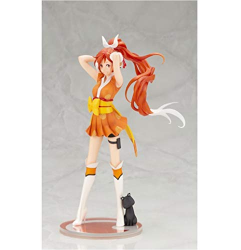VENDISART Figura de Anime Yuzu y Crunchyroll-Hime Figura de acción Modelo Coleccionable Juguetes para niños