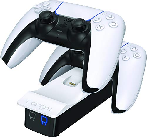 Venom Dual Sense Controller VS5001 - Estación de Acoplamiento Doble Sensor, Color Blanco