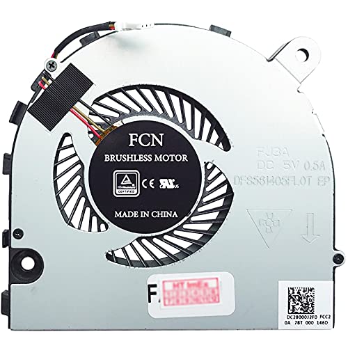 Ventilador de refrigeración compatible con Acer Aspire VX 15 (VX5-591G-71V1), VX 15 (VX5-591G-56B4), 15 (VX5-591G-75C4), VX 15 (VX5-591G-589S), 15 (VX5-591G-77V6)
