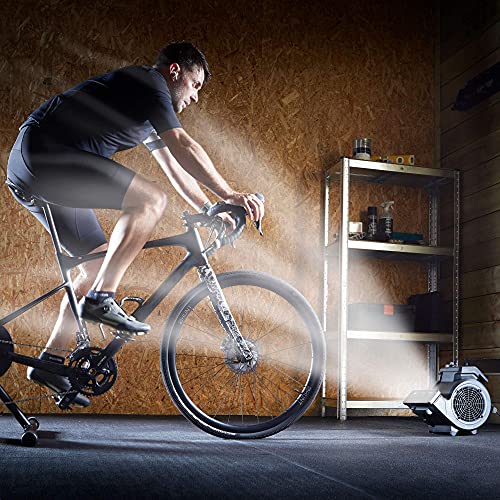 Ventilador de suelo para gimnasio Vacmaster Cardio54 con ventilador de bicicleta con control remoto Ventilador silencioso