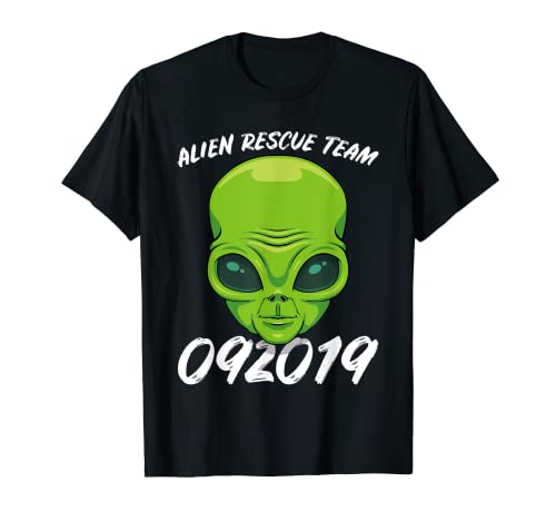 Verde Alien Rescue Team 092019 Extraterrestre Roswell UFO Camiseta
