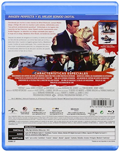 Vértigo (De Entre Los Muertos) [Blu-ray]