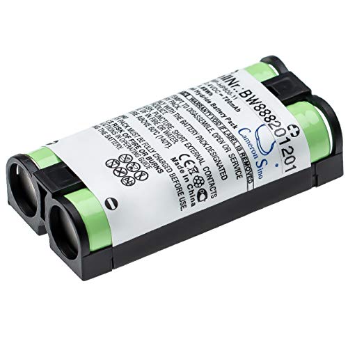 vhbw batería Compatible con Sony MDR-RF4000, MDR-RF895, MDR-RF895R, MDR-RF895RK Auriculares inalámbricos Cascos (700mAh, 2,4V, NiMH)