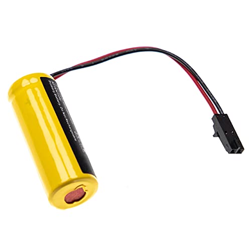 vhbw Batería no recargable compatible con Allen Bradley 1771-DMC1, 1771-DMC4, 1785-L11B Controlador Lógico Programable, PLC (2200 mAh, 3 V, Li-MnO2)